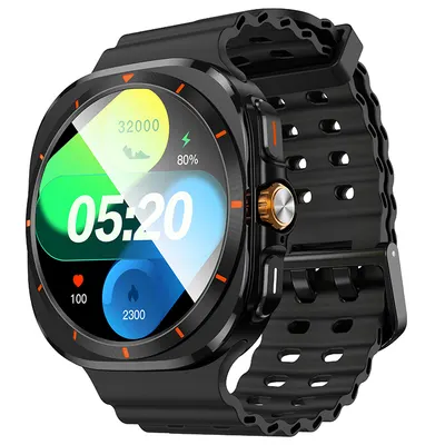 Smart Watch Y29 HOCO, Call version Bluetooth, Ecran 1.5”, Baterie 220mAh, Curea silicon, Negru Engros