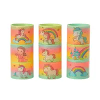 Set 12 Springuri Rainbow cu Unicorni , Jucarie Colorata pentru Copii