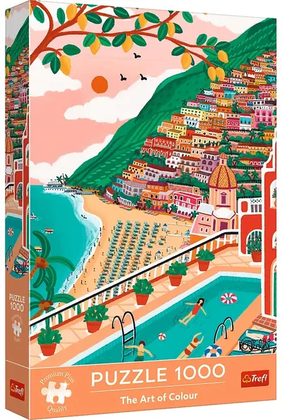 Puzzle Trefl de la 1000 piese - Positano, Italia