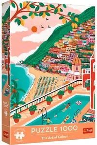 Puzzle Trefl de la 1000 piese - Positano, Italia