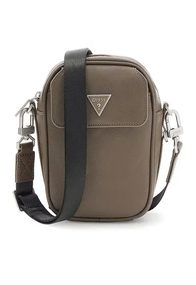 Geanta crossbody cu bareta ajustabila Milano - Grej