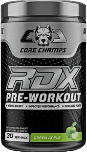 RDX Pre-Workout, măr verde, 420 g, Core Champs by Kai Greene