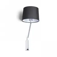 SHARP Corp de iluminat aplica negru crom 230V E27 42W