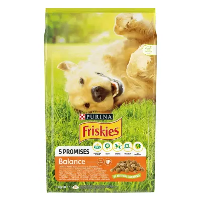 Hrana uscata pentru caini Friskies Balance cu pui legume 10 kg
