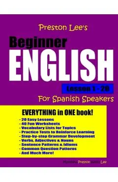 Preston Lee's Beginner English Lesson 1 - 20 for Spanish Speakers