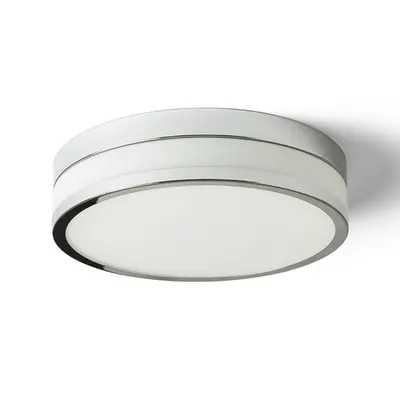 CIRA LED 35 Plafoniera opal-colored sticla/crom 230V LED 24W IP44 3000K