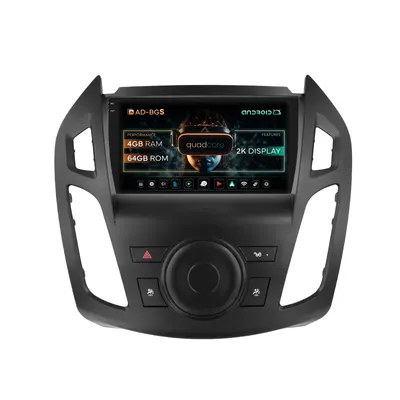 Navigatie 2K Ford Transit (2015-2021), Android, S-Quadcore 4GB RAM + 64GB ROM, 9.5 Inch - AD-BGS90042K+AD-BGRKIT111