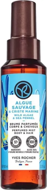 Yves Rocher Bain Nature Mist cu alge marine sălbatice, 100 ml
