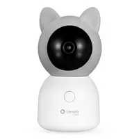 Video monitor, Lionelo, Babyline 9.2. AI, 5 inch, Camera Full HD, Zoom digital 4x, Aplicatie, Tehnologia AI cu detectare a miscarii, Recunoasterea motivului plansului, Melodii, Zgomote albe, Mod nocturn, Alb