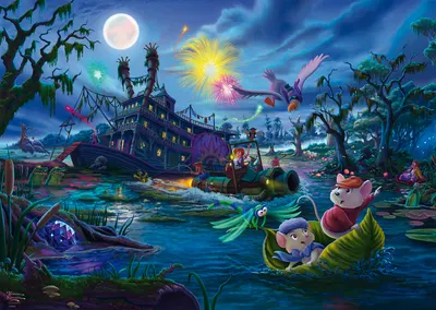 Puzzle 1000 piese - Disney - Micii salvatori