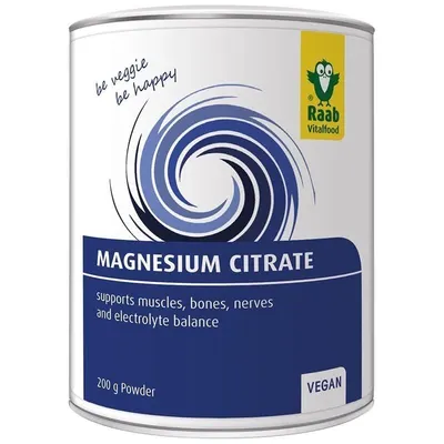 Citrat de magneziu pudra 200g Raab