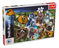 Puzzle Trefl din 300 de piese - Dinozaurii preferați