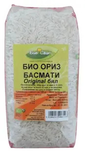 Orez bio Basmati, alb, 500 g, Biosvyat