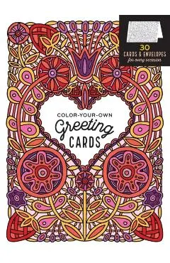 Color-Your-Own Greeting Cards: 30 Cards & Envelopes for Every Occasion