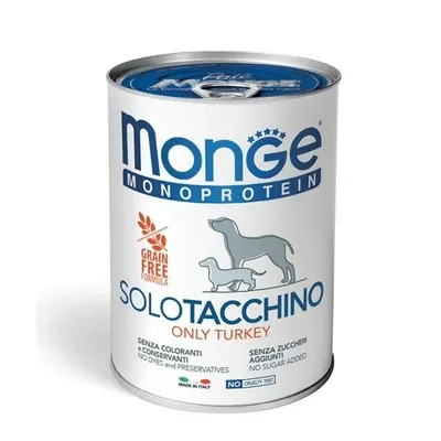 Monge Monoprotein Pate - Hrana umeda super-premium - Curcan - 400g