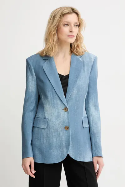 Marciano by Guess Sacou cu un singur rând de nasturi pentru femei din vâscoză JEN