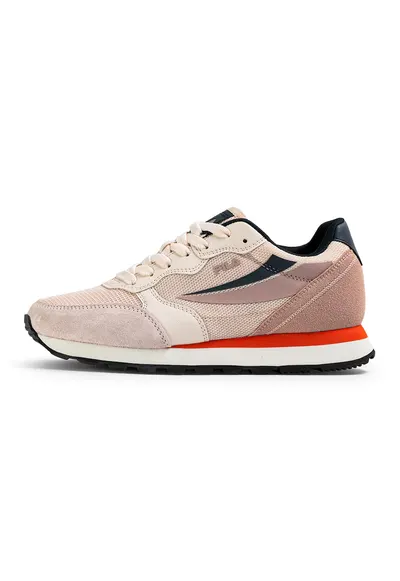Pantofi sport cu insertii de piele Hypert - Roz pal