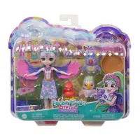 Set de joacă Enchantimals - Filia Finch Family, 4 piese
