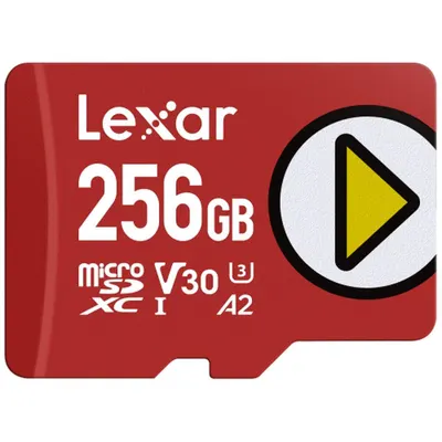 Card de Memorie Micro SD cu Adaptor LEXAR LMSPLAY256G-BNSNG 256 GB