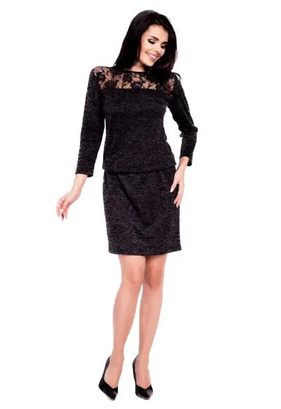 Infinite You Rochie mini dama Ishides M120 grafit - Gri