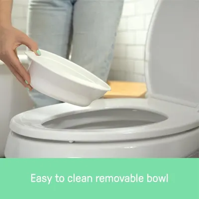 Olita cu sunete My Size Potty Pro alb Ingenuity