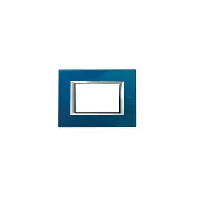 Placa Ornament 6 Module Blue Meissen Bticino Axolute