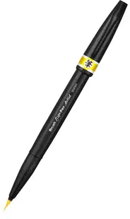 Marker pensula Pentel - Artist, galben