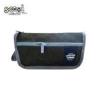 Penar tip etui, urban, 2 fermoare, light blue, 22.5x7x12 cm, S-COOL