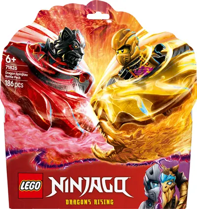 Constructor LEGO Ninjago - Pachetul de luptă Dragon Spinjitsu (71826)