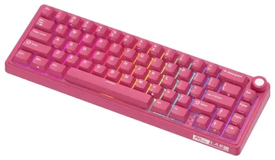 Tastatură mecanică Royal Kludge - R65 Berry Red, comutator Cream, RGB, Berry Red