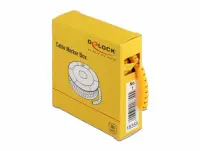 Set 10 bucati marcatoare cablu cifra 1 Galben, Delock 18355