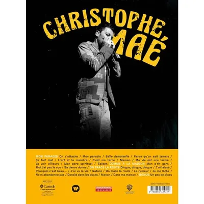 Songbook Christophe Mae'