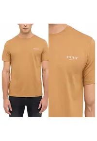 Tricou Barbati - Maro - 100% Bumbac - Croiala Regular Fit - Design Clasic Casual - Calitate Premium - Style Austin Chipmunk - Maro cafeniu