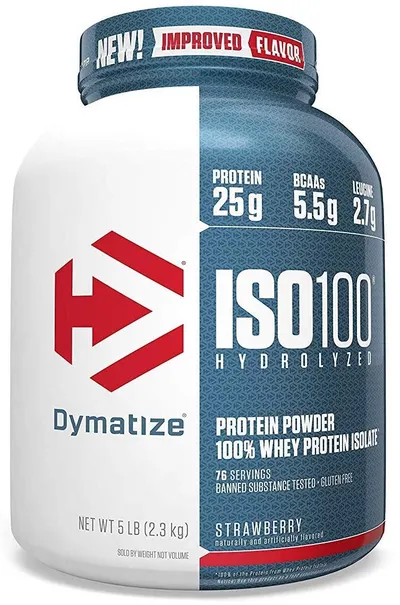 ISO 100, căpșună, 2.3 kg, Dymatize