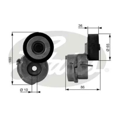 rola intinzator, curea transmisie GATES T38440