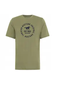 Tricou Pentru Barbati - Verde - Bumbac - Croiala Regular - Verde