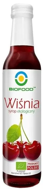 Sirop bio de cireșe, 250 ml, Biofood