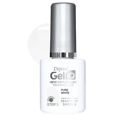 Oja Semipermanenta Depend Gel IQ UV LED, Pure White, 5 ml