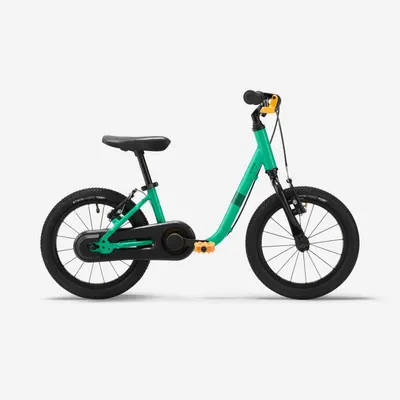 Bicicletă fără pedale 2 în 1 Discover 900 Verde Copii 3-5 ani 14 inch