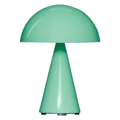 Veioză verde-mentă LED cu intensitate reglabilă (înălțime 20 cm) Mush – Hübsch