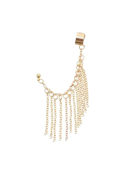 Cercel auriu - ear cuff - cu franjuri - Saphira C20
