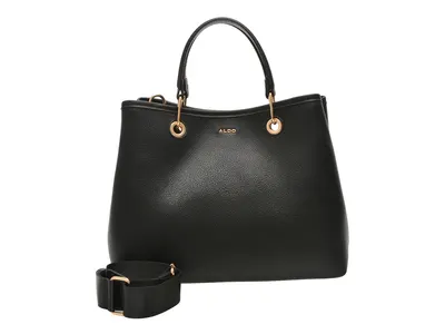 Geanta ALDO neagra, GRACELYNEE 001, din piele ecologica