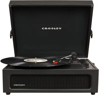 Pick-up Crosley - Voyager, semiautomat, negru