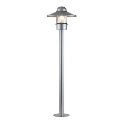 Pitic Klampenborg 1 Light Bollard – Silver