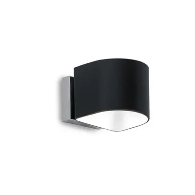Aplica Puzzle, 1 bec, dulie G9, L:140 mm, H:80 mm, Negru