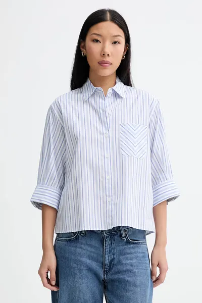 rag & bone cămașă pentru femei din bumbac Lucia