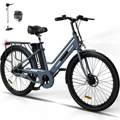 Bicicletă electrică urbană 27,5" 36V 12Ah, baterie detașabilă BK8SL