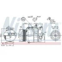 Compresor, climatizare NISSENS 89200