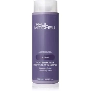 Paul Mitchell Blonde Platinum Plus Deep Violet Shampoo sampon violet neutralizeaza tonurile de galben