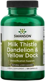 Milk Thistle, Dandelion & Yellow Dock, 120 capsule, Swanson